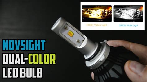 Novsight Dual Color LED Bulbs | WCKD Tech - YouTube