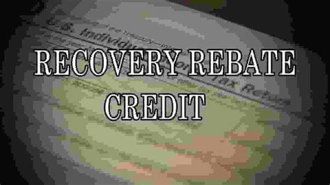 Recovery Rebate Credit for Tax Year 2023— Here’s What You Need to Know ...