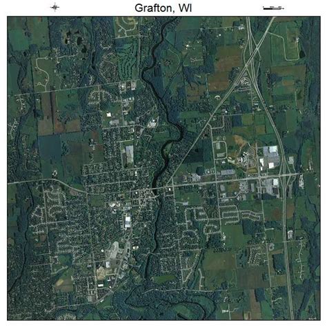 Aerial Photography Map of Grafton, WI Wisconsin