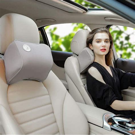 Buy Car Seat Lumbar Pillow Memory Foam Back Support Cushion | AutoMods