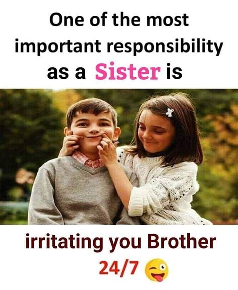 Funny Cute Brother And Sister Quotes - ShortQuotes.cc