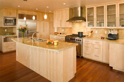 Custom Contemporary Kitchen Cabinets - Alder Wood Java Finish Shaker ...