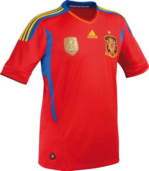 New Spain Soccer Jersey 10-12 Home| Soccer Blog|Football News, Reviews ...