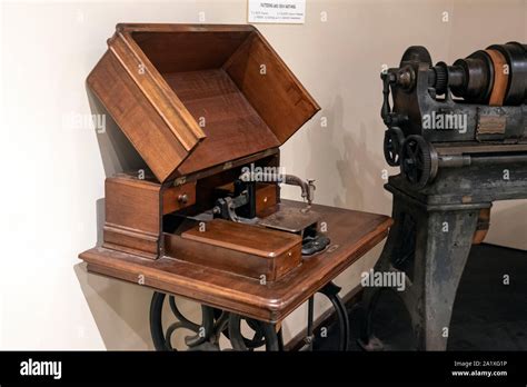 Unique Old sewing machine, The Museum of Connecticut History is a part ...