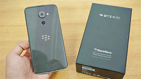 BlackBerry DTEK60 - Unboxing & First Look! (4K) - YouTube