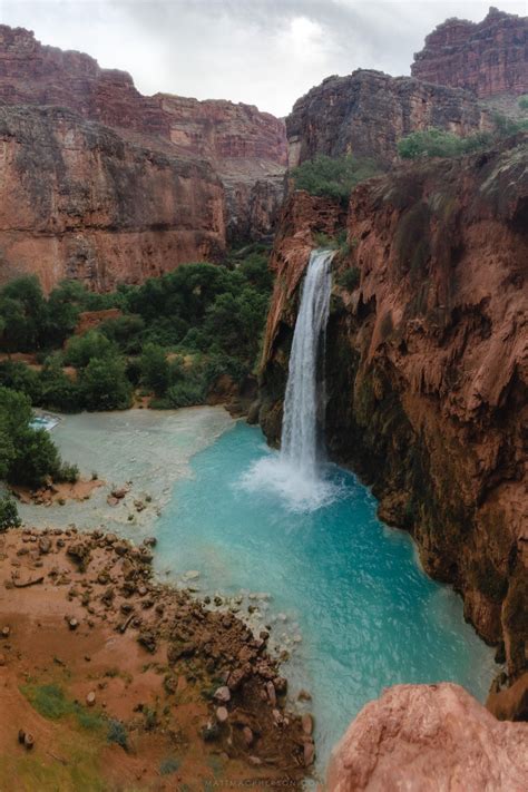 The beautiful desert oasis that is Havasu Falls, Arizona. [OC ...