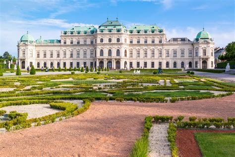 Upper Belvedere Palace and Gardens in Vienna, Austria Editorial Stock Photo - Image of city ...