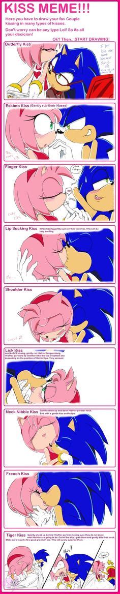 KISS MEME-SONAMY by ahaaha123 on DeviantArt | Kiss meme, Sonic fan ...