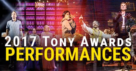 Watch the Musical Performances From the 2017 Tony Awards | Playbill