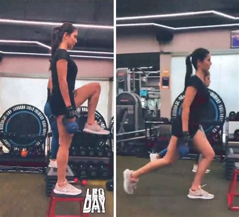 Katrina Kaif kickstarts her day by lifting weights and sweating it out in the gym