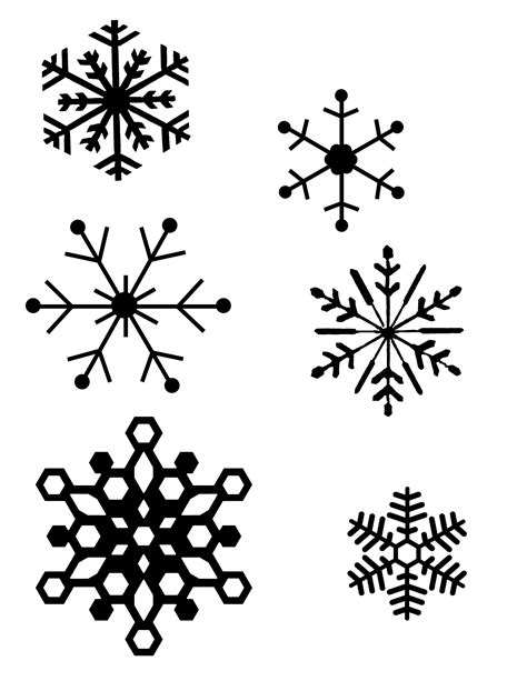 Snowflake Patterns To Trace