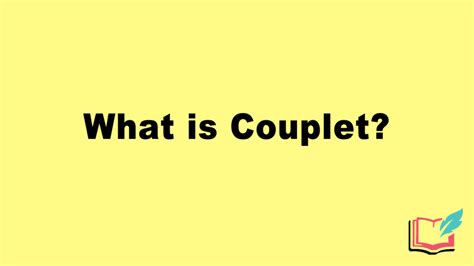 What is a Couplet? Definition, Examples of Literary Couplet – Woodhead ...