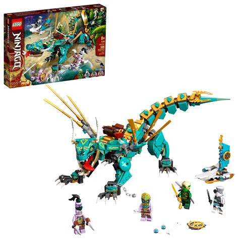 LEGO NINJAGO Ninja Dragon Temple Set 71759 With Toy Motorcycle, Kai ...