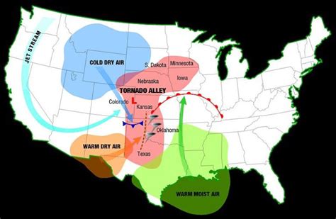 Tornado Alley Map These Maps Show Where Devastating Tornadoes Take | Printable Map Of USA