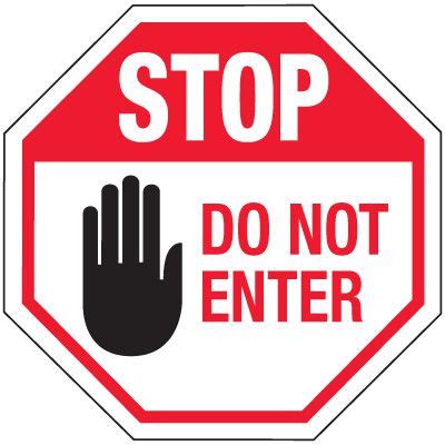 Do Not Enter Sign Clipart