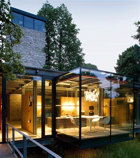 Contemporary Glass House Architecture - Viahouse.Com