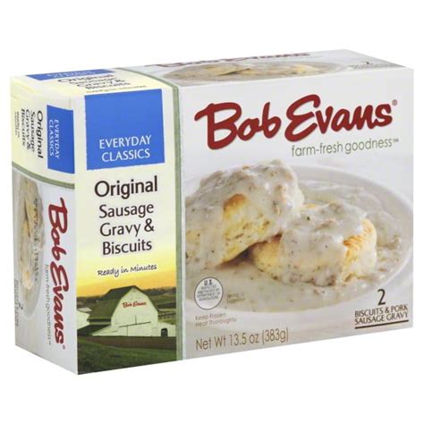 Bob Evans Sausage & Gravy Biscuits 13.5 oz - Walmart.com