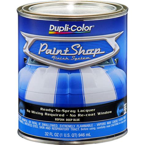 Dupli-Color Paint Shop Finishing System Deep Blue Paint - BSP204