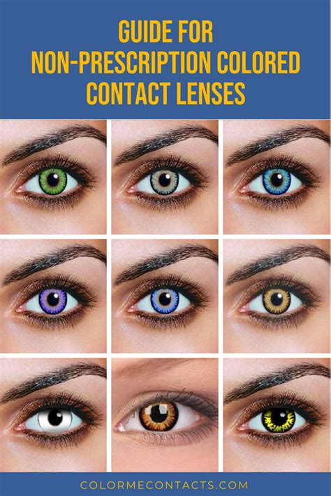 Accessorize your eyes with non-prescription color contact lenses. Non ...