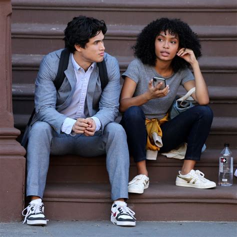 YARA SHAHIDI and Charles Melton on the Set of The Sun is Also a Star in Harlem 06/19/2018 ...