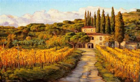 Casa la Vita e Bella | Italian landscape, Landscape paintings ...