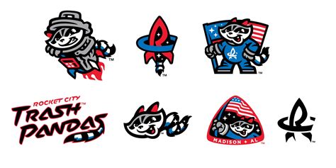 Rocket City Trash Pandas unveil logos – SportsLogos.Net News