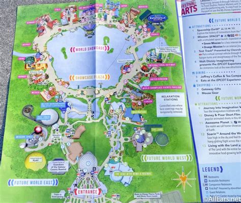 PHOTOS: EPCOT Debuts New Park Map Featuring Upcoming Festival of the Arts! - AllEars.Net