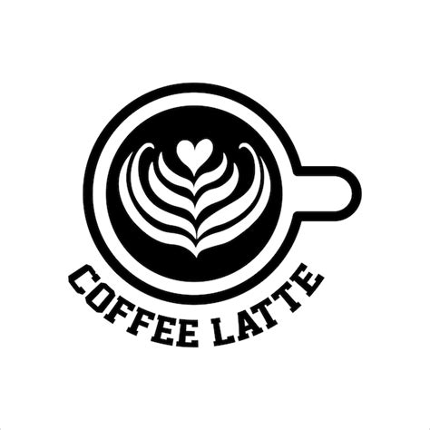 Premium Vector | Coffee latte logo illustration vector design