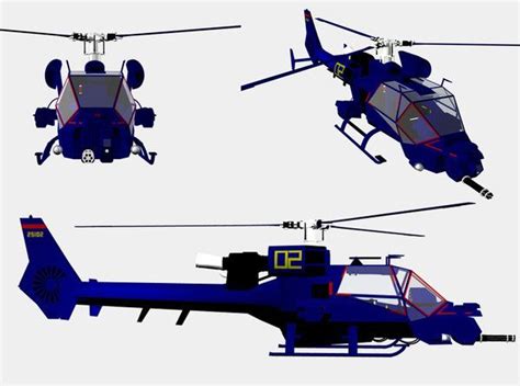 blue thunder helicopter blueprints - Google Search | Blue thunder ...