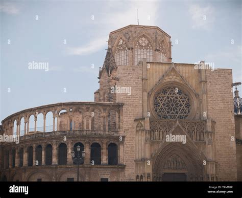 Exterior of Valencia Cathedral, Valencia, Spain, Europe Stock Photo - Alamy