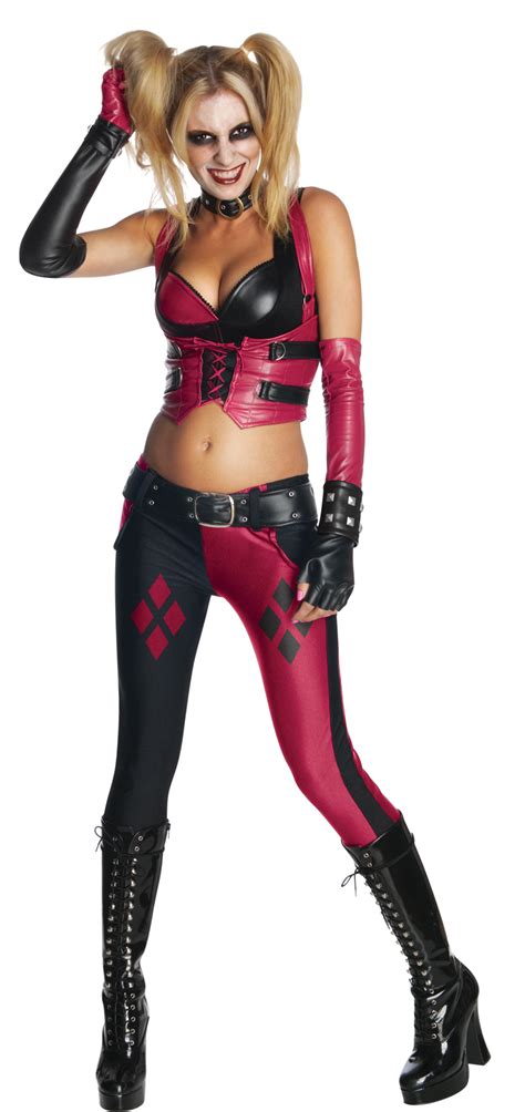 Batman Arkham City Secret Wishes Harley Quinn Adult Costume - PartyBell.com