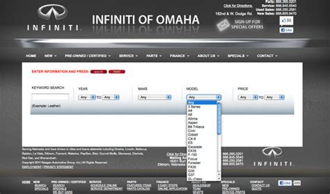 Infiniti of Omaha Auto Search - Omaha Media Group