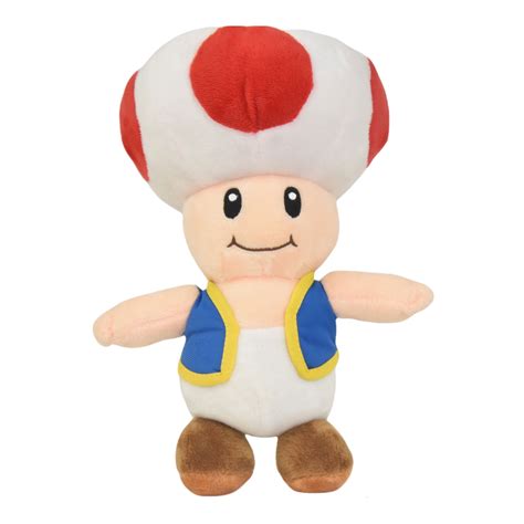 Super Mario Large 14 Inch Toad Plushie: Soft Stuffed Character Toy - Walmart.com