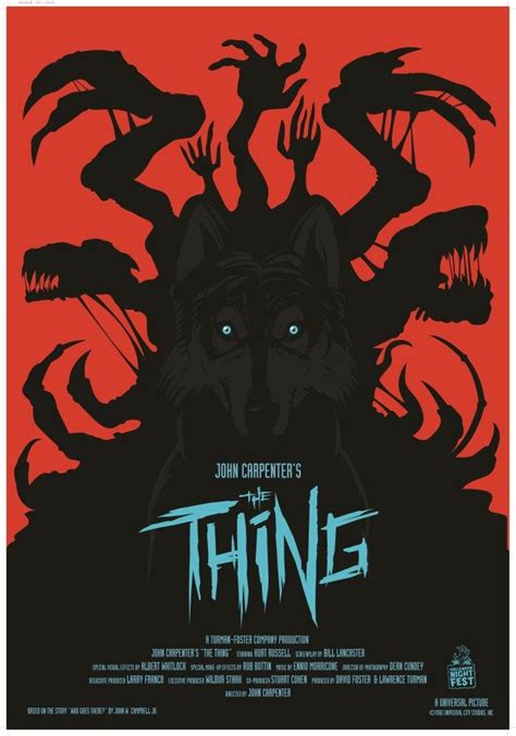 ALT-POSTR-SPOTLIGHT: JOHN CARPENTER'S THE THING | Horror movie posters, Horror posters, Horror ...