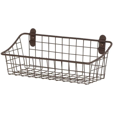 Spectrum Diversified Vintage Cabinet & Wall Mount Basket, Wall-Mounted ...