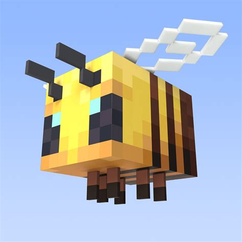 Minecraft Yellow Bee Figural LED Mood Light Bedside Table Lamp For Desk Home Decor Accessories ...