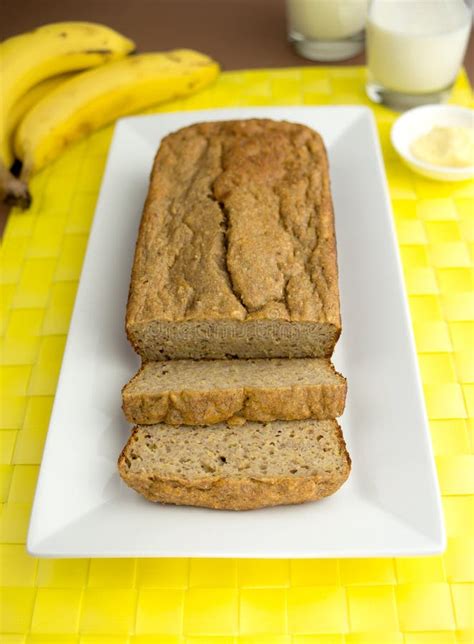 Sliced banana bread stock photo. Image of homemade, shallow - 31893898