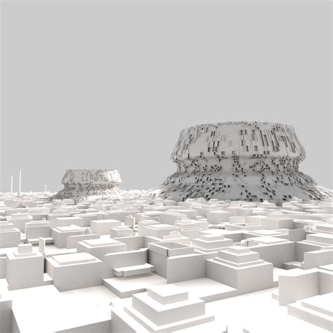 3d simple greeble model