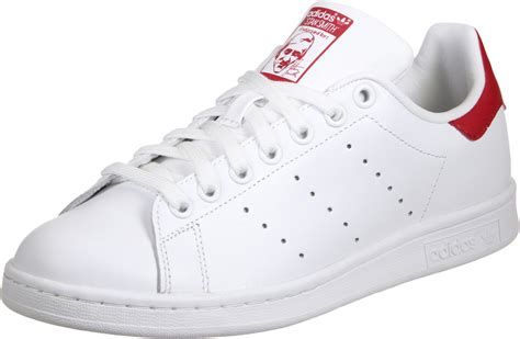 adidas Stan Smith shoes white red