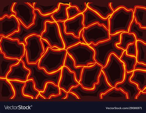 Illustration lava background volcanic Royalty Free Vector