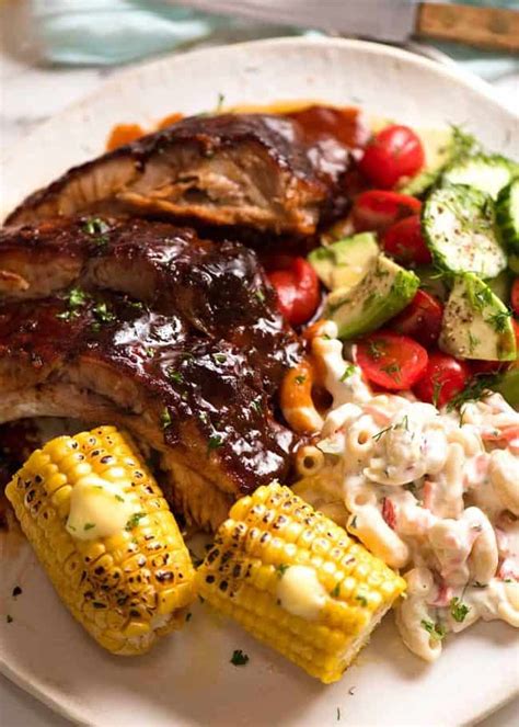 Oven Pork Ribs with Barbecue Sauce | Recipe | Pork ribs, Oven pork ribs, Baked pork ribs