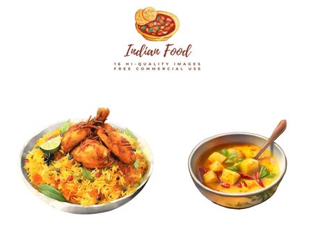 Indian Food Clipart, Indian Restaurant, Indian Cuisine, Indian Food ...