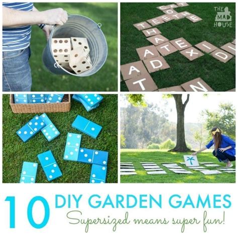 10 DIY Giant Garden Games | Mum In The Madhouse