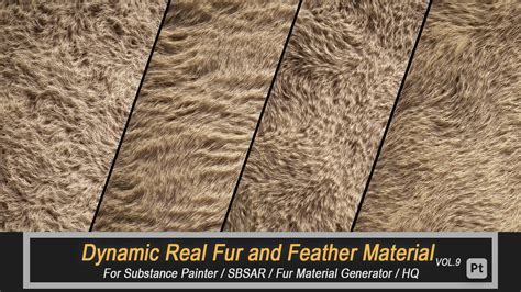 ArtStation - Dynamic Real Fur and Feather Material (SBSAR) Vol.9 | Resources