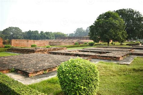 Ruins of Nalanda University 25155591 Stock Photo at Vecteezy