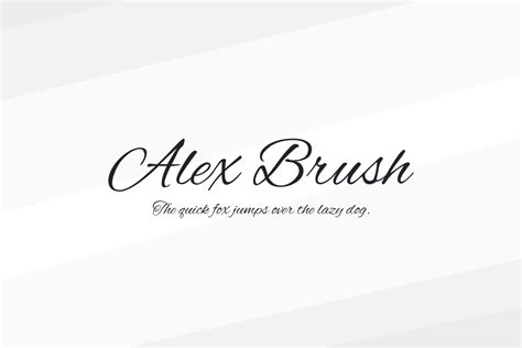 Alex Brush Font - Download Free - JustFreeFonts.com