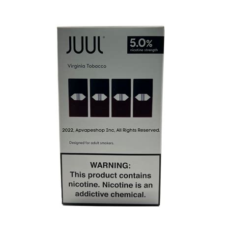 Virginia Tobacco JUUL Pods 4 Pack | Vape Pod – Apvs