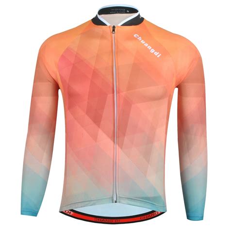 Aliexpress.com : Buy chuangdi Winter Thermal Windproof Long Sleeve Cycling Jersey Clothing Wear ...