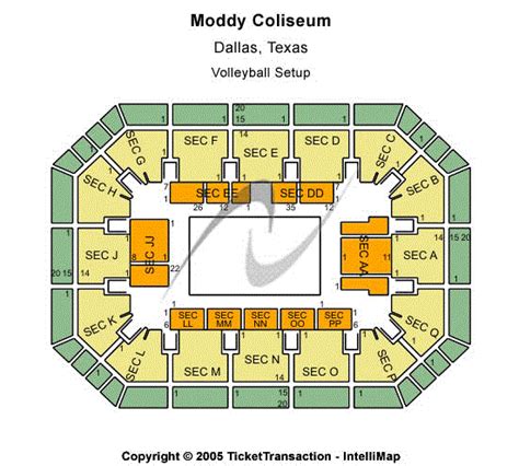 Moody Coliseum Seating Chart | Moody Coliseum Event Tickets & Schedule