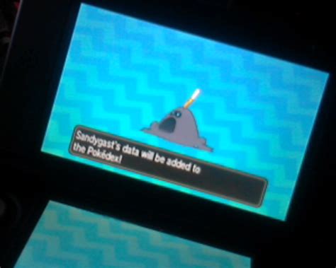 [7] Wow, I got a shiny Sandygast on my first egg! : r/ShinyPokemon